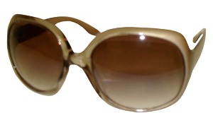 Sunglasses Model 226 Plastic Frame Bronze - Light Brown Lense