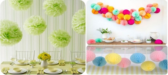 Venue Decoration with Honeycomb Balls